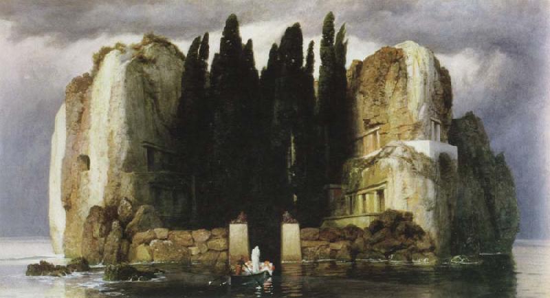 Arnold Bocklin the lsland of the dead Sweden oil painting art
